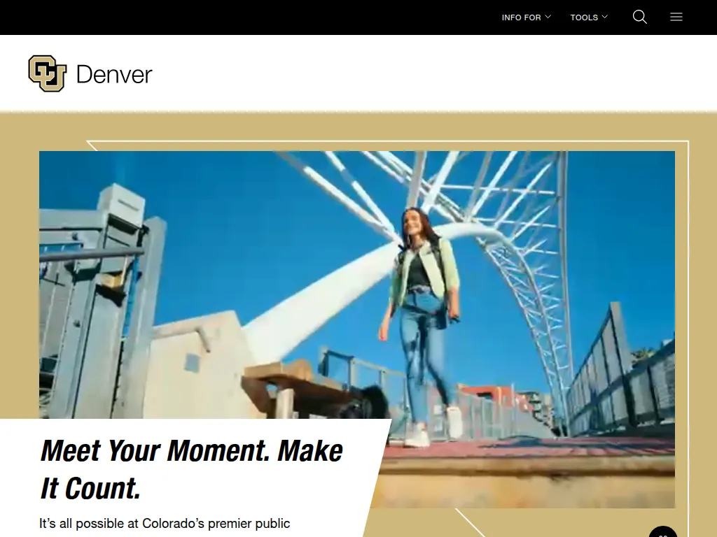 Visit the University of Colorado Denver (CU Denver) website (opens in a new tab)