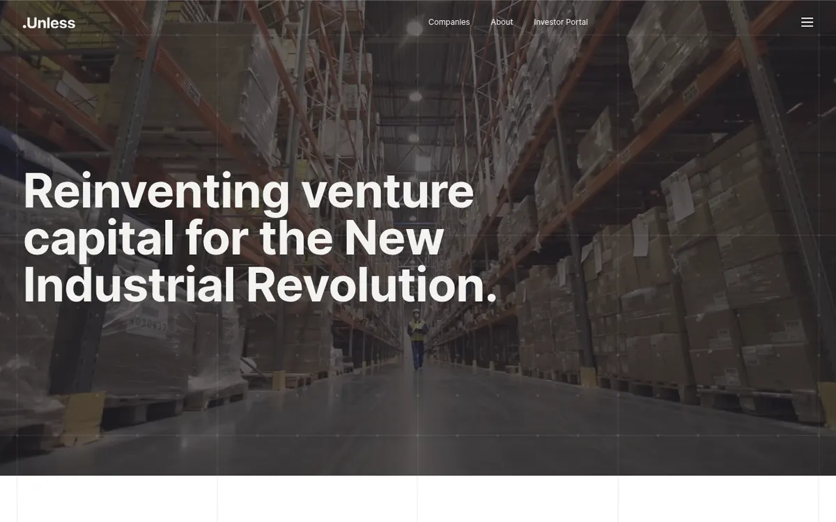 Visit the Unless VC website (opens in a new tab)