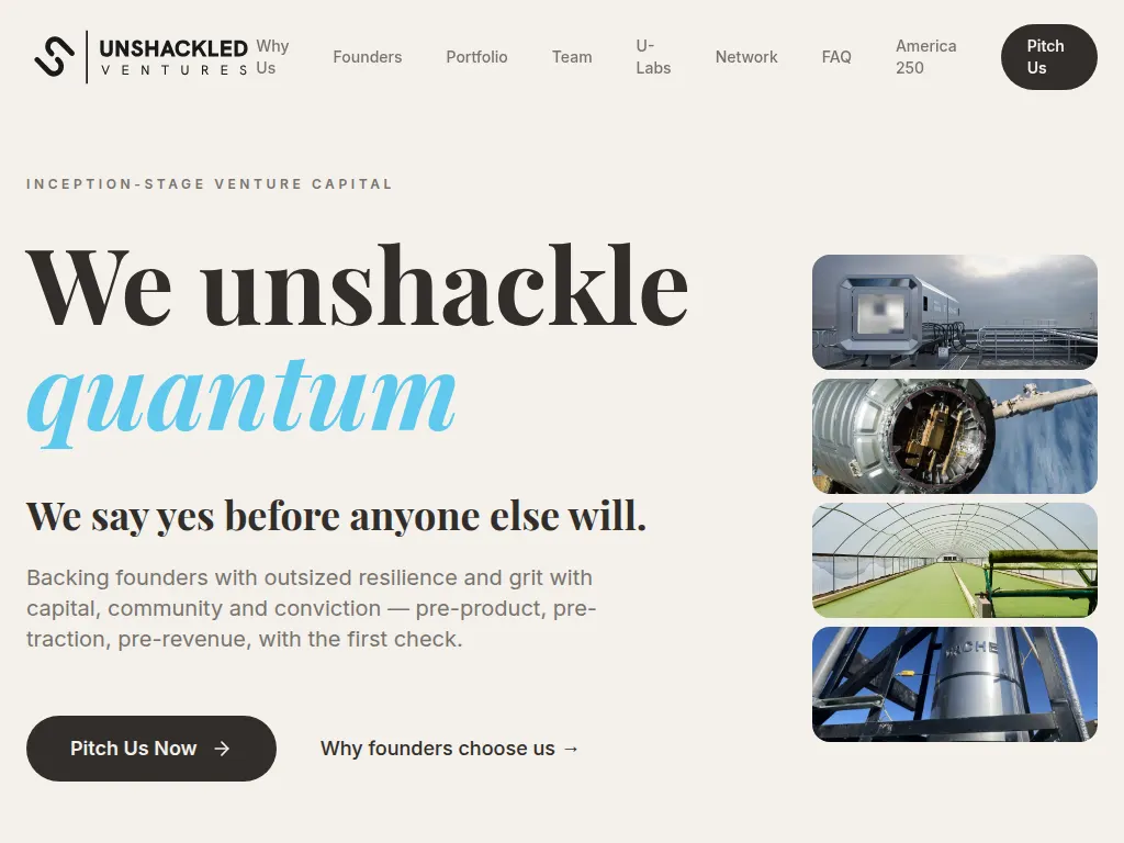 Visit the Unshackled Ventures website (opens in a new tab)