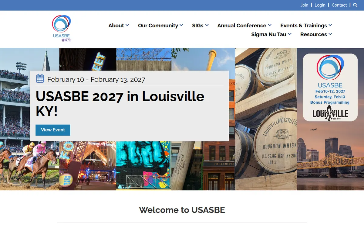 Visit the USASBE website (opens in a new tab)