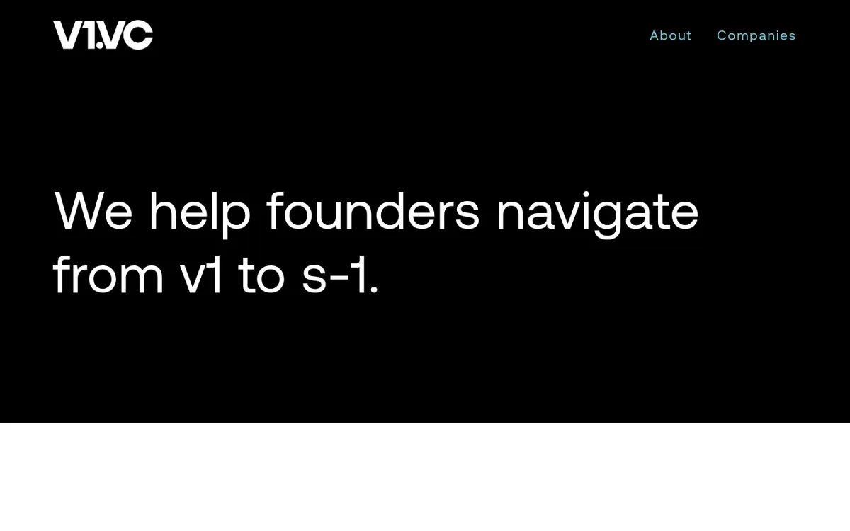 Visit the V1.VC website (opens in a new tab)