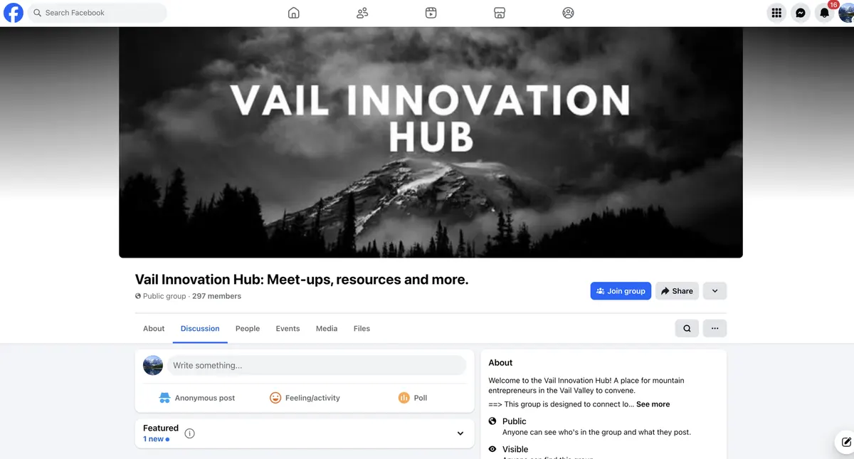 Visit the Vail Innovation Hub website (opens in a new tab)