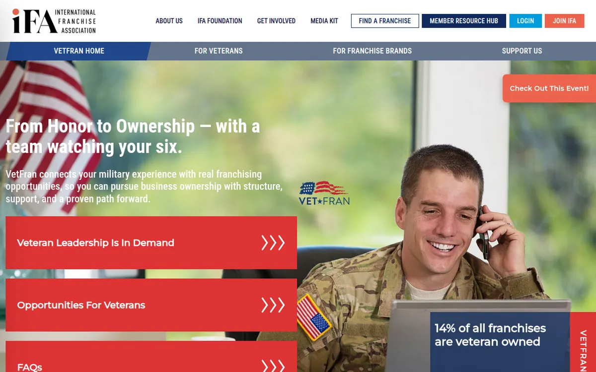 Visit the VetFran website (opens in a new tab)