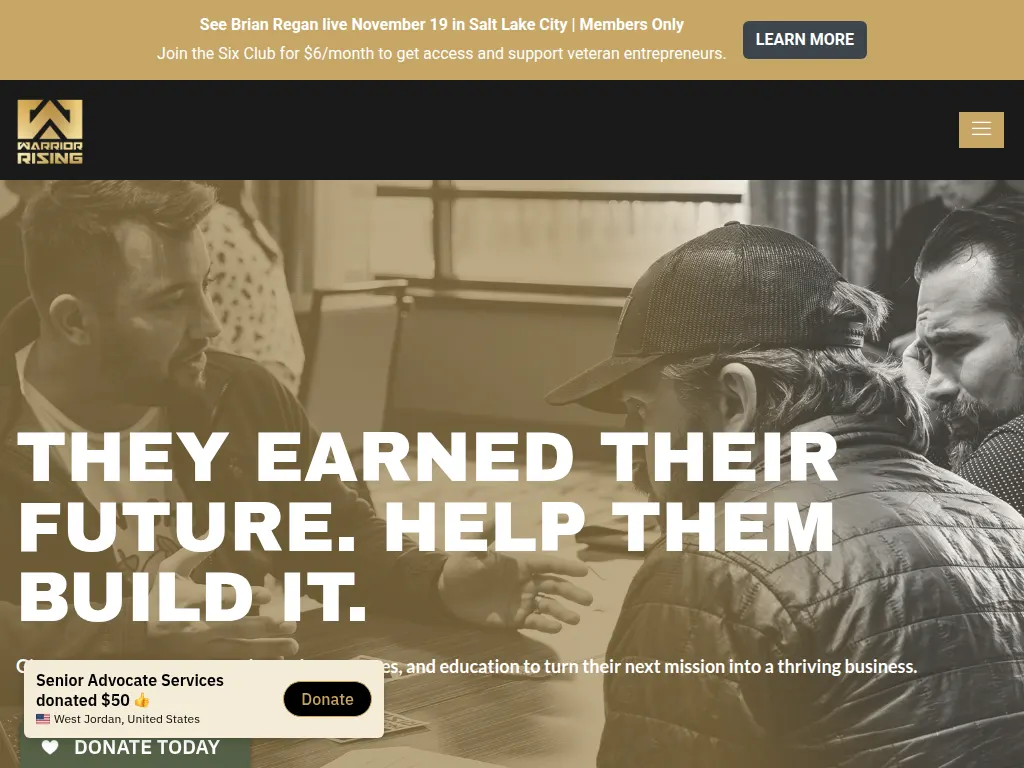 Visit the Warrior Rising website (opens in a new tab)