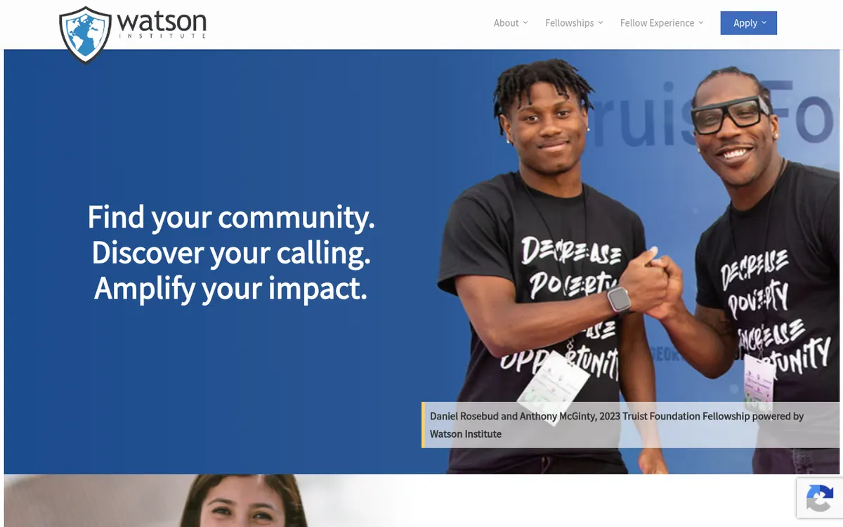 Visit the Watson Institute website (opens in a new tab)