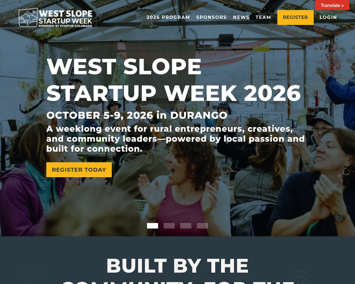 Visit the West Slope Startup Week (WSSW) website (opens in a new tab)