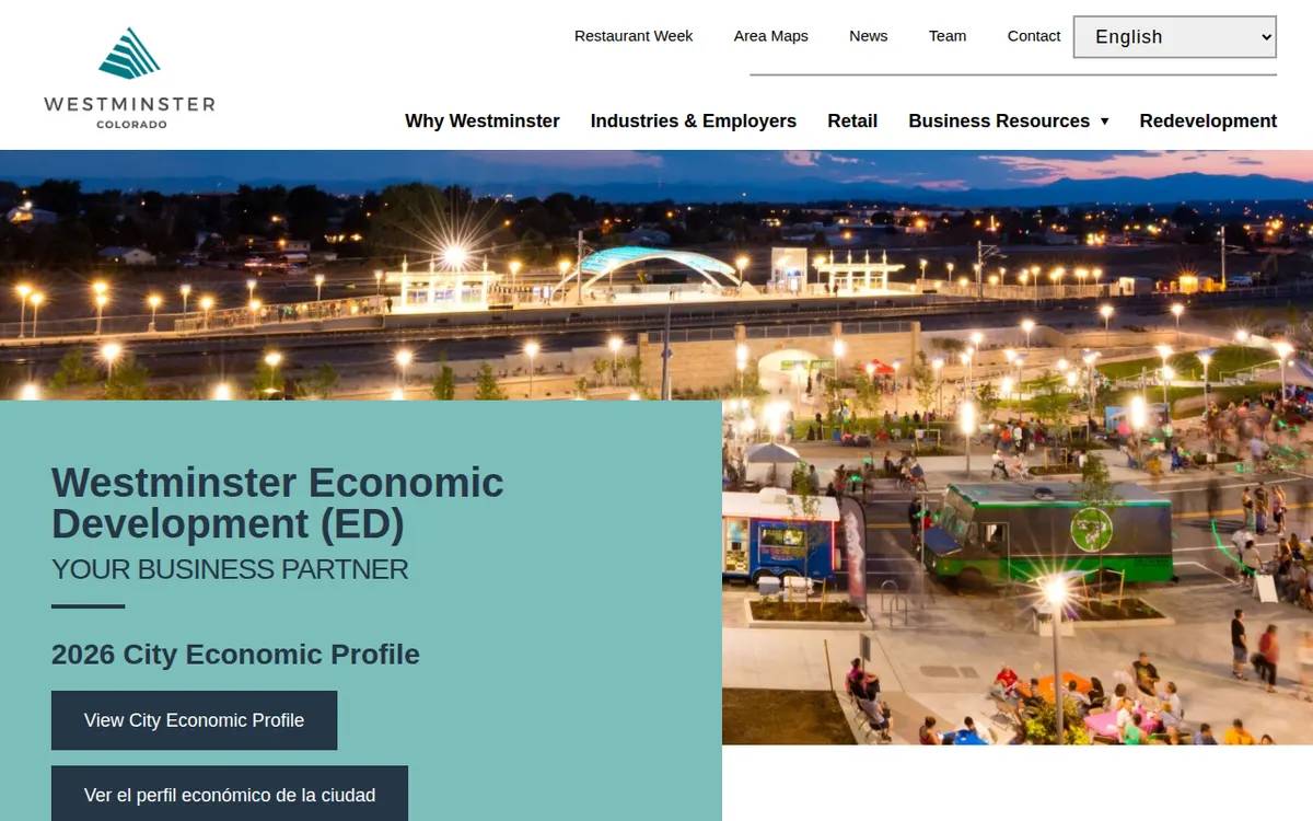 Visit the Westminster Economic Development (ED) website (opens in a new tab)