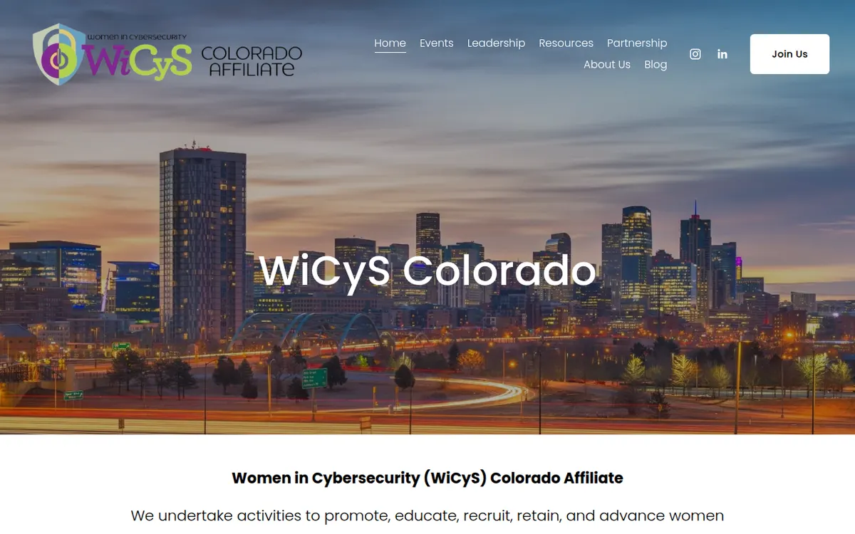 Visit the Women in Cybersecurity (WiCyS) Colorado Affiliate website (opens in a new tab)