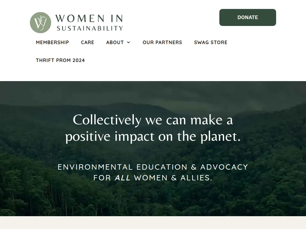 Visit the Women in Sustainability (WIS) website (opens in a new tab)