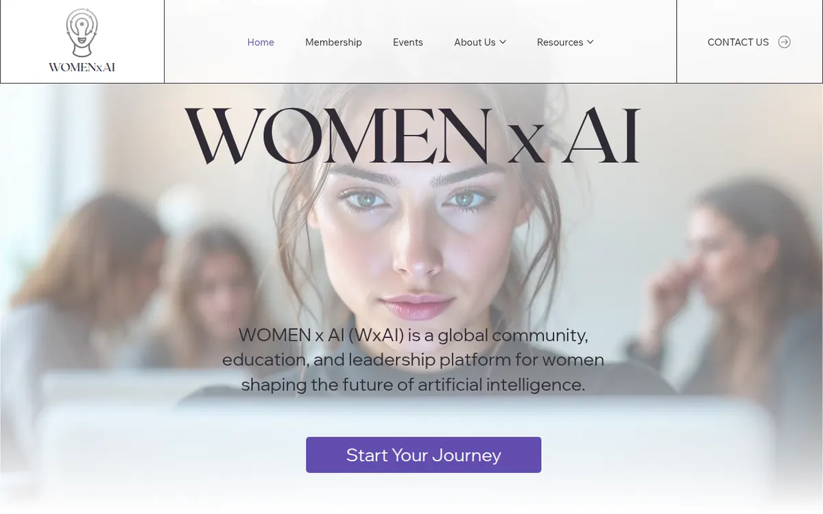 Visit the WOMEN x AI (WxAI) website (opens in a new tab)