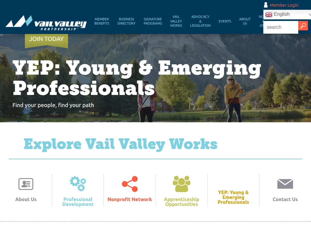 Visit the YEP: Young & Emerging Professionals website (opens in a new tab)