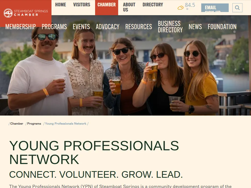 Visit the Young Professionals Network (YPN) of Steamboat Springs website (opens in a new tab)